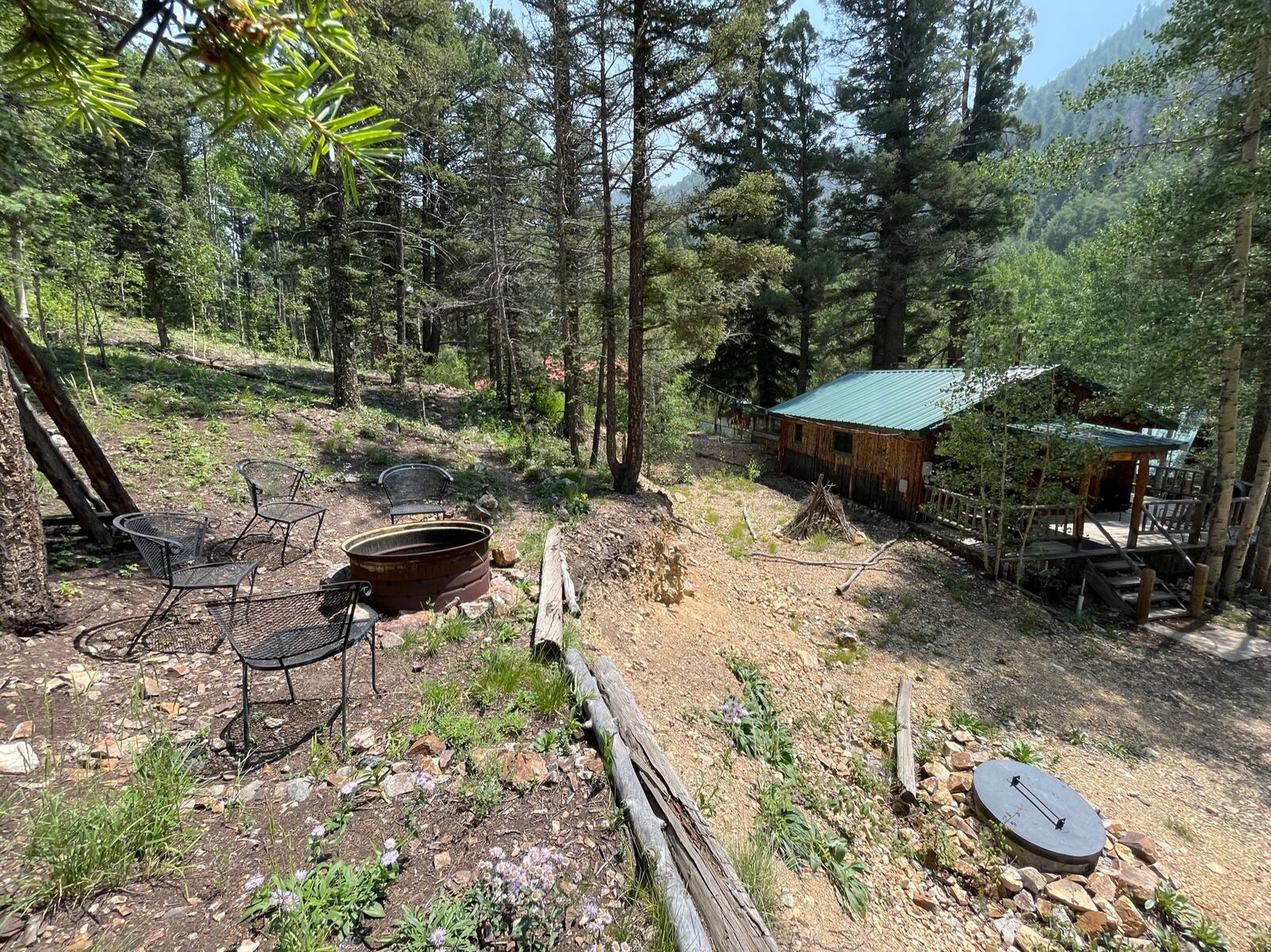 Cowboy Cabin firepit