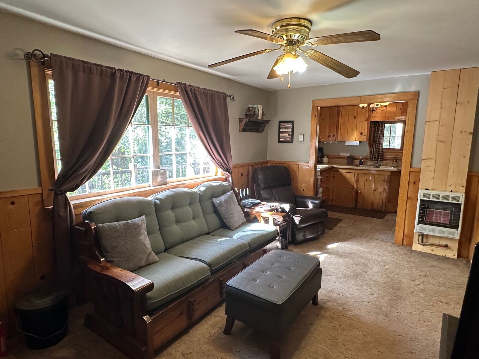 Cowboy Cabin living room